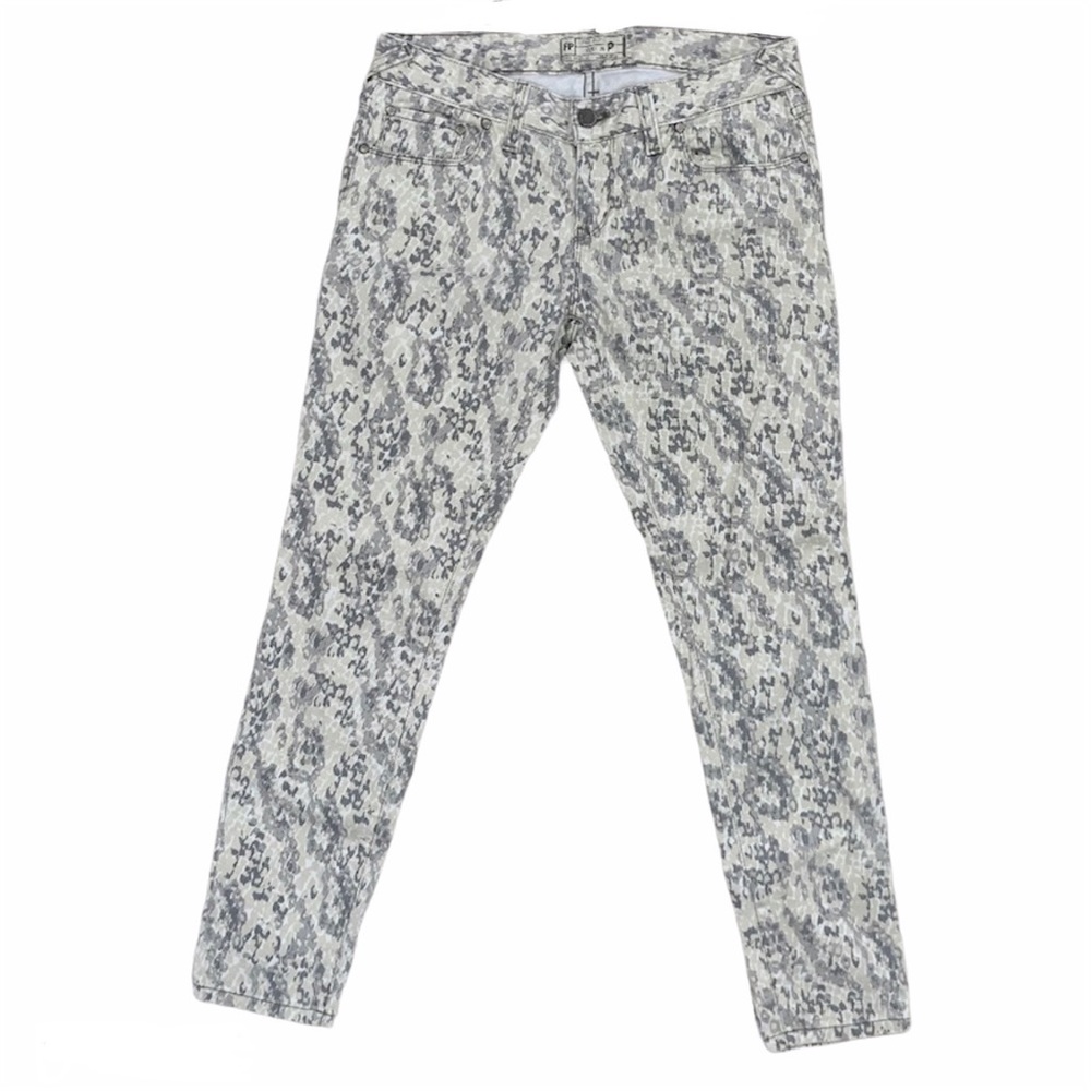 Free People Women's Jeans Snake Print High Rise